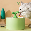 Cat Drinking Water Fountain