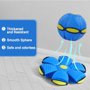 Pet Toy Flying Saucer Ball For Dogs, Magic UFO Ball For Dog Outdoor Sports, Decompression Flying Flat Throw Disc Balls For Medium And Large Dog, Changeable Shapes Interactive Toys