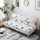 Sofa cover without armrest cover sofa-bed cover