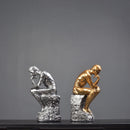 Sculpture figure thinker decoration