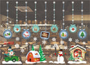 Christmas color window stickers