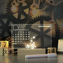 Creative Note Board Led Night Light USB Message Board Holiday Light With Pen Gift