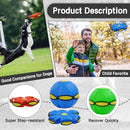 Pet Toy Flying Saucer Ball For Dogs, Magic UFO Ball For Dog Outdoor Sports, Decompression Flying Flat Throw Disc Balls For Medium And Large Dog, Changeable Shapes Interactive Toys