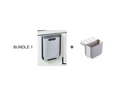Trash Can Household Folding Paper Basket Hanging Sorting Bin