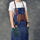 Craftsman Apron Designer Coffee Shop Canvas Apron Work Apron Bag