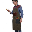 Craftsman Apron Designer Coffee Shop Canvas Apron Work Apron Bag