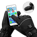 Heated Gloves Waterproof Touch Screen Battery Powered