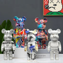 bearbrick statue Bear Statues and Sculptures Figure Ornaments Nordic Room home Decor Figurines for Interior decoration