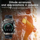 2024 New Military Outdoor SmartWatch Compass GPS Track Weather AI Voice 120+Sports Modes 620mAh SmartWatches
