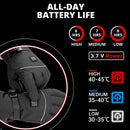 Heated Gloves Waterproof Touch Screen Battery Powered
