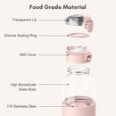 Portable Electric Baby Bottle Warmer USB Rechargeable 300ML Capacity Travel Camping Dissolve Formula Milk Instant Water Warmer