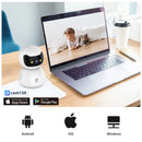 Baby Monitor Indoor Surveillance Camera 2-Way Audio Auto Tracking Color Night Vision Wireless Camera