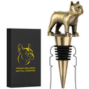 Unique Wine Gift French Bulldog Shaped Wine Stopper for Wine Champagne Bar Tools Wine Preserver Bottle Stopper