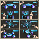 Car 4x4 Remote Control Cart Stunt Gesture Sensing Drift Car With LED Light Deformation Novel Toys + Get 1 Free Helicopter