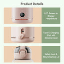 Portable Electric Baby Bottle Warmer USB Rechargeable 300ML Capacity Travel Camping Dissolve Formula Milk Instant Water Warmer