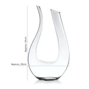 Swan Crystal Glass Wine Pourer Carafe Aerator