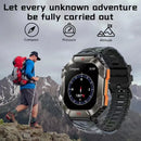 2024 New Military Outdoor SmartWatch Compass GPS Track Weather AI Voice 120+Sports Modes 620mAh SmartWatches