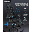 New Gaming Chairs With Footrest Mobile Armchair Relaxing Backrest Reclining Wheels