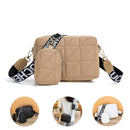 2Pcs Rhombus Shoulder Bag