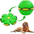 Pet Toy Flying Saucer Ball For Dogs, Magic UFO Ball For Dog Outdoor Sports, Decompression Flying Flat Throw Disc Balls For Medium And Large Dog, Changeable Shapes Interactive Toys