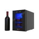 New Standard Door Mini Fridge with Wine Rack and Temp. Control